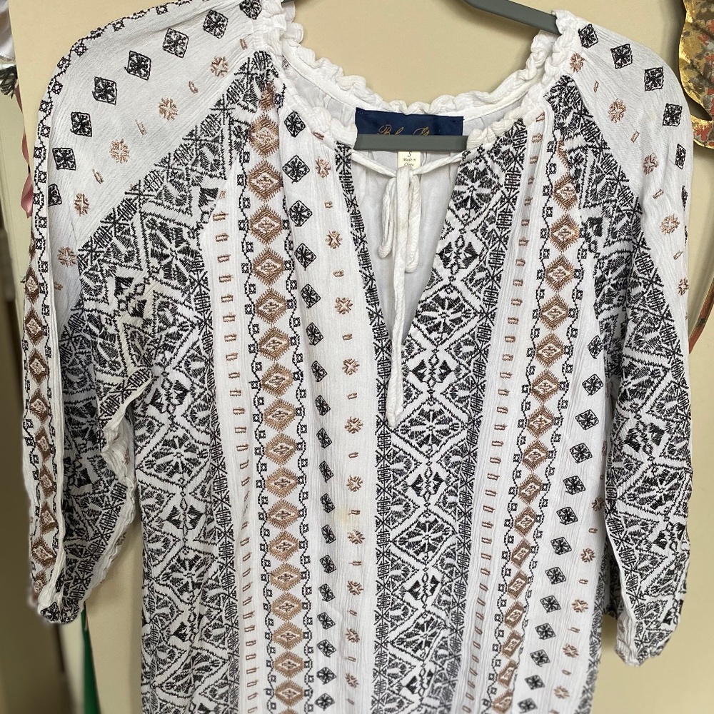 Aztec Print Midi Dress